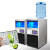 鸣固 ZL2875制冰机商用全自动冰块机奶茶店方冰小型不锈钢机身制冰机 45冰格