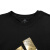 阿迪达斯 （adidas）T恤男装夏季新款运动服跑步训练透气舒适印花休闲圆领短袖 GV2913黑色金标  L