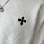 KGNDP男士卫衣春秋款小众设计感刺绣感2024新款重磅华夫格长袖t恤 黑色 M (90-110斤)