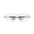代尔塔101116护目镜 时尚型安全PC透明防雾防风沙防刮擦防冲击工业劳保防护眼镜 透明