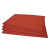 兰诗（LAUTEE）QD161 红色发泡硅胶板 耐高温高弹烫画机垫密封海绵卷垫 1米*1米*1mm