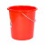 越越尚 塑料桶 21升无盖 红色手提加厚带盖通用水桶 学生宿舍洗澡洗衣桶YYS-XST-013