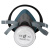 普达防尘口罩防工业粉尘焊工打磨 FD-8018硅胶款单罐防毒面罩