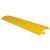 联嘉PVC减速带 室内外线缆压线板盖马路线槽 黄色 不带螺丝孔线槽长1000mmx宽130mmx高20mm