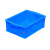 张氏艺佳 加厚塑料可配盖子周转箱物料配件箱塑料养鱼箱 蓝色1# 710*455*180mm