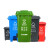 艾克心 垃圾桶 475*525*800mm 加厚带轮 可回收垃圾（单位：个）