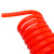 飓程 PU弹簧气管 空压机气泵高压伸缩软管螺旋风管 10*6.5（9米） 
