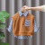 VKPI蜻蜓金典儿童春装套装2023新款男童衬衫马甲两件套中小童洋气卫衣 黑色 120cm