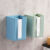卫生间创意防水纸巾架纸巾盒厕所卫生纸置物架壁挂式抽纸盒免打孔 升级版绿色-带盖