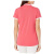 诺帝卡（NAUTICA）女士V领T恤系扣短袖修身款品牌logo休闲舒适透气百搭内搭外穿 Rouge Pink Medium