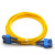 SC-SC单模双芯跳线  SC光缆线  SC双芯尾纤  SC跳线 一对3米 明黄色 双工头 5m
