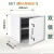 不锈钢添加剂专用柜食堂加厚留样柜壁挂式储物柜工具箱柜 白色双锁40 0.8mm