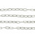 龙禹盛 304不锈钢防盗链锁  金属铁链链条 直径6mm长30米 单位：条