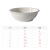 傲川陶瓷汤碗装饭大碗白色陶瓷汤碗大号面碗汤碗 单位个 8寸20*6.5CM