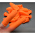 防滑手指套橙色耐磨护指点钞加厚指头套硅胶乳橡胶防护手指保护套 米黄色均码500克/2包约1600个