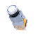 APT LA39-B 平头带灯按钮LA39-B2-11TD/w28 白色自锁LED型交直流220V平头按钮 22mm 1NO+1NC 