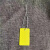 现货PVC塑料防水空白弹力绳吊牌价格标签吊卡标价签标签100套 PVC黄色弹力绳2X3吊牌=100套