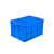 安景宸 大号周转箱 超大型塑料长方形储物盒 整理胶框 M2蓝 765*565*405mm