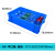 威锐嘉 塑料零件盒周转盒物料盒螺丝盒元件盒收纳分类盒零件箱分格箱盒子 5#平口蓝/10个 