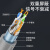 讯浦 超五类屏蔽网线国标网络跳线单股单屏蔽跳线1米水晶头镀金XT-508-1M