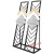 瓷砖展架立式300地砖样品架集成吊顶架铝扣板橱柜门色板石材架子 卡槽厚度可定制