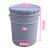 10L-20L铁桶油性桶化工桶油漆桶沥青桶调漆桶罐白皮桶空桶花篮桶 22L涂白花篮盖