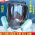 GJXBP防毒面具防尘喷漆专用6800工消防全面罩农面罩 3件套全面具+1号滤毒盒
