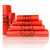 QL-21002背心塑料袋红色式垃圾袋100只/捆 笑脸款红色袋28*45加厚