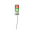 施耐德电气2层信号灯柱和报警器 红/绿 LED 常亮 24VAC/DC 60mm 无蜂鸣器 基座安装 XVGB2W