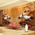 定制8竹木纤维集成墙板客厅电视背景墙8中式家和浮雕装饰墙板 新款6 3D亮光一平方
