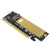 适用于NVME M2转PCIE16X高速扩展扩展卡PCI-E转M2转接卡NGFF SSD 带挡板PCIE4X转NVMENGFF二合