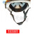 约巢热浪RL-280自动变光面罩电焊面罩安全帽太阳能参数调焊工头盔翻盖 护罩全黑款式+深灰色安全帽+ 带10外2内片2电子