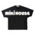 MIKIHOUSE期间限定mikihouse吸汗速干日本代购彩色字母短袖T恤12-5202-491 x黑色05 110cm