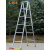 梯子人字梯加厚双侧梯加固铁管合梯折叠梯方管2米3米移动楼梯 冲压加厚2.35米