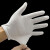 赫思迪格 白色礼仪手套 棉汗布劳保白手套 超薄款均码（12双） JG-1691