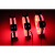 9CM炫彩双光圈风扇小3PIN接口机箱CPU散热风扇可拆叶发光LED风扇 9CM红色