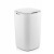 智能垃圾桶自动感应卫生间办公室简约夹缝压圈垃圾分类垃圾桶 12L简配（感应翻盖)白