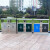 迪恩斯（DEANS）不锈钢垃圾桶两分类垃圾桶户外环卫垃圾箱大号商用室外小区街道果皮箱D-129 304不锈钢