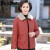 百丽驼美士（BALITOMMS）洋气妈妈服中老女冬装皮衣保暖外套短款中上衣 胭脂红 L 90-105斤