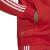 阿迪达斯 （adidas）新款日常休闲男士夹克 舒适耐磨保暖运动开衫锻炼跑步健身外套男 Vivid Red/White S
