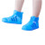 劳保佳 雨鞋套 便携雨鞋雨靴套 男女防滑耐磨防雨靴套 透明白 38-39码 1双装