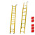 绝缘梯电工玻璃钢人字梯单直梯关节梯合梯伸缩梯 伸缩梯 6米
