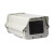 沁度定制适用监控摄像机防护罩外壳室外防雨有12吋亚安护罩海康摄像头防爆护罩SN9204 浅灰色