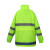 防水雨衣雨裤套装男女新式骑行暴雨分体带袖荧光黄绿 荧光绿 L