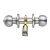 企桥 三杆式球形锁 门厚3-5CM(银色） 适配门厚度：35-50mm 开门方向：通用型 是否带钥匙：带钥匙 国产
