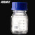 海斯迪克 HKCL-161 蓝盖试剂瓶 透明丝口玻璃瓶 螺纹口带刻度螺口试剂瓶 带刻度透明样品瓶 中性料 100ml