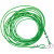 金佩奇 包塑晾衣绳 绿色钢丝绳塑胶 包塑料带胶软钢丝绳 5mm粗5米长 一根价 晾衣绳晒被绳户外包塑钢丝