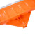 冰禹 BYQ-558 除雪铲推雪板扫雪锹清洁工具 橙色塑料铁杆推雪铲（含柄）5把