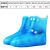 锐麻 雨鞋套防水防雨鞋套防滑加厚耐磨底成人男女款雨靴套 蓝 40-41（码） 