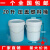 沃嘉定制适用油漆桶空桶调漆桶调漆罐大铁桶白皮桶工业20L铁桶塑料桶法兰桶 25升食品桶(无盖)